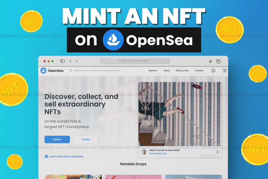Mint an NFT on OpenSea?, Mint an NFT on Opensea