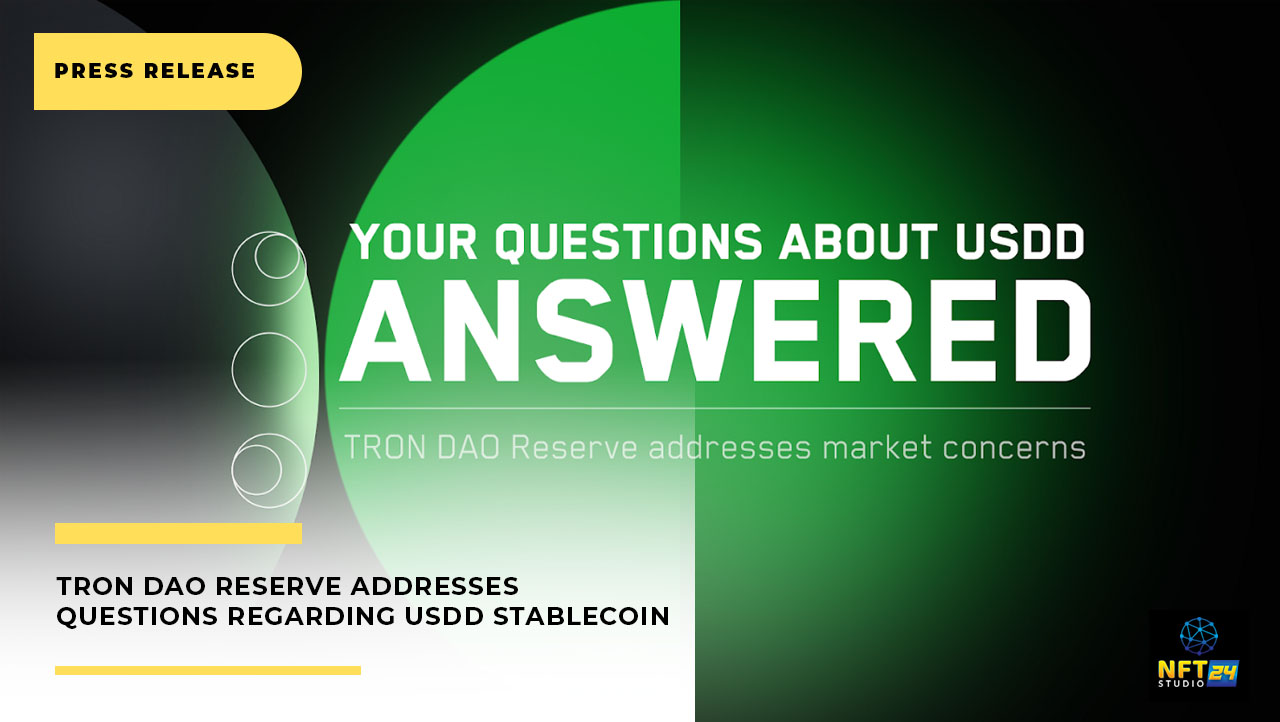 TRON DAO Reserve Addresses Questions Regarding USDD Stablecoin 1