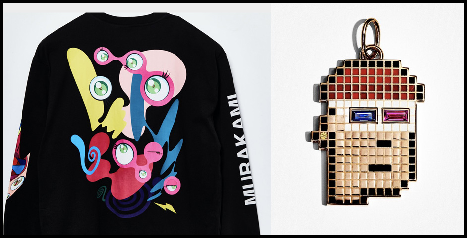 RTFKT x Murakami Shirt and CryptoPunk x Tiffany Pendant