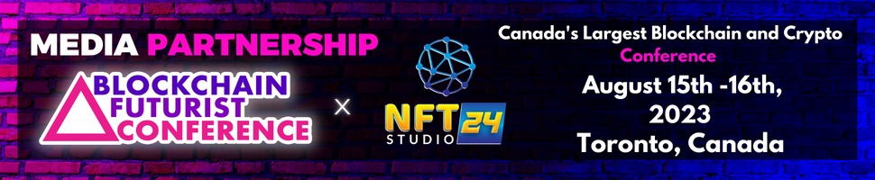 media partnership blockchain futurist conference with nftstudio24