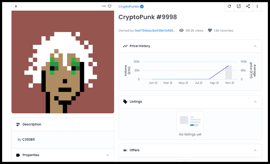 Cryptopunk 9998