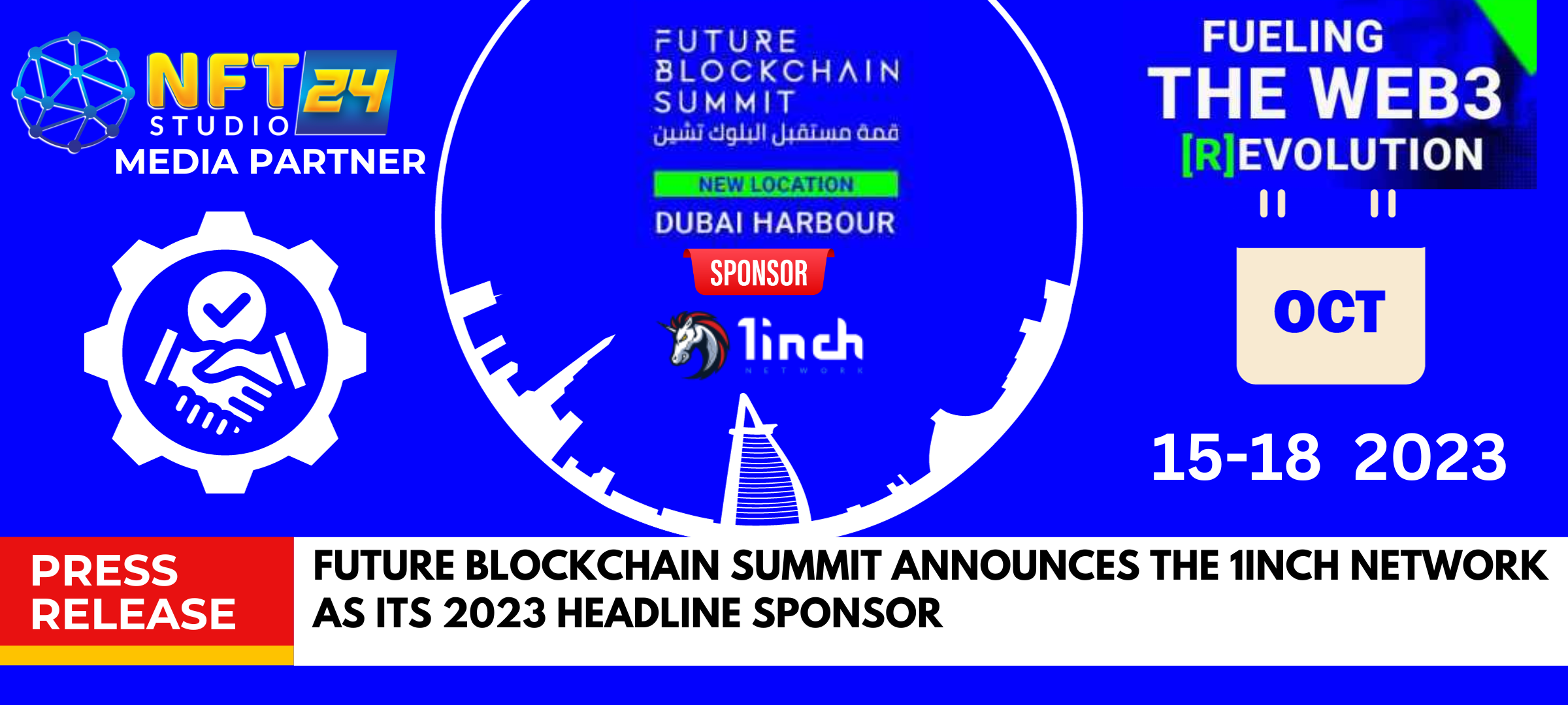 Future Blockchain Summit Announces the 1inch Network as its 2023 Headline Sponsor