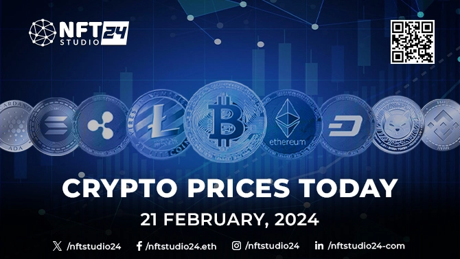 Crypto Prices 21 Feb